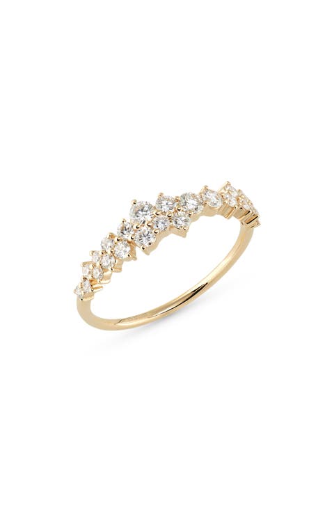 Diamond Cluster Ring