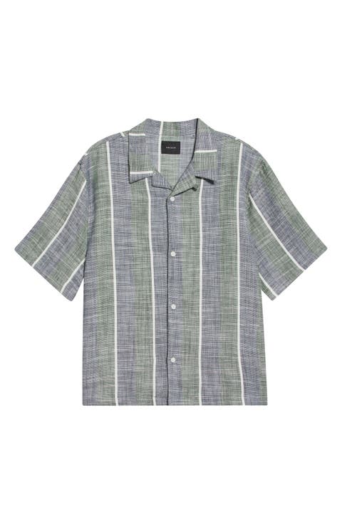 Sunset Cotton Slub Camp Shirt