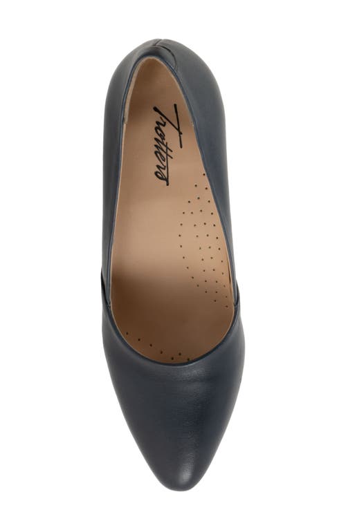 Trotters Kylie Kitten Heel Pump In Navy