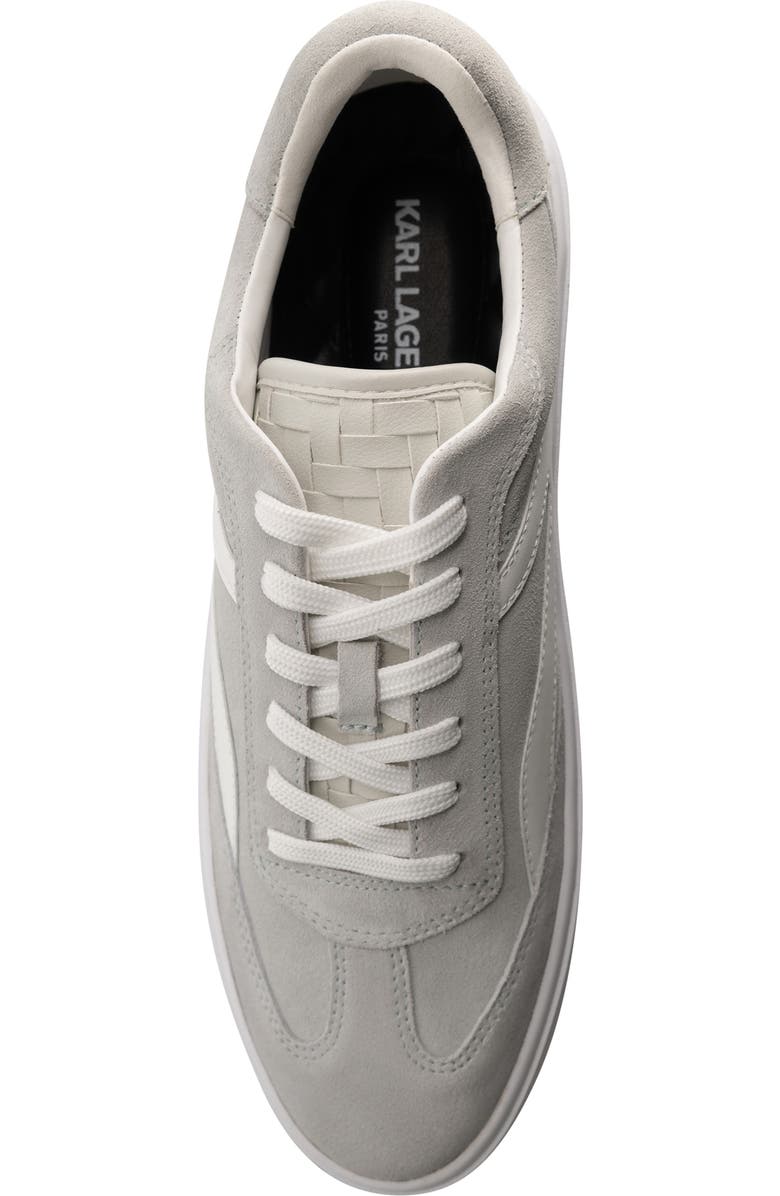 KARL LAGERFELD PARIS Suede Side-K Sneaker, Alternate, color,