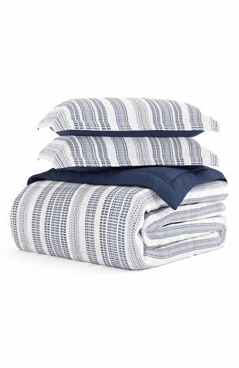 HOMESPUN Premium Down Alternative Farmhouse Dreams Reversible Comforter Set