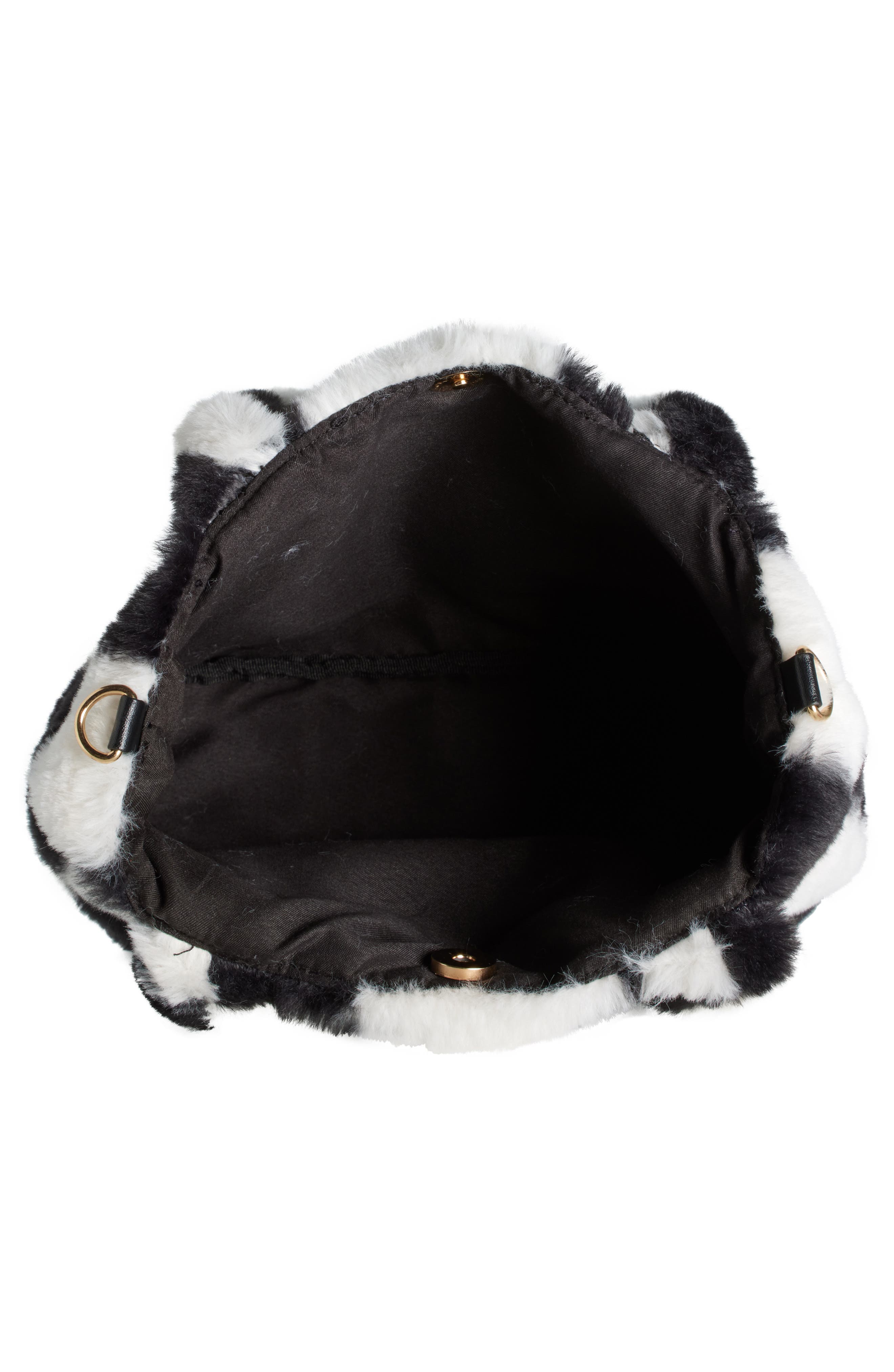 Ruby & Ry Kids' Faux Fur Tote Bag, Alternate, color, 