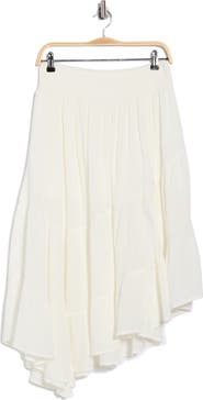 Abound Tiered Asymmetric Skirt