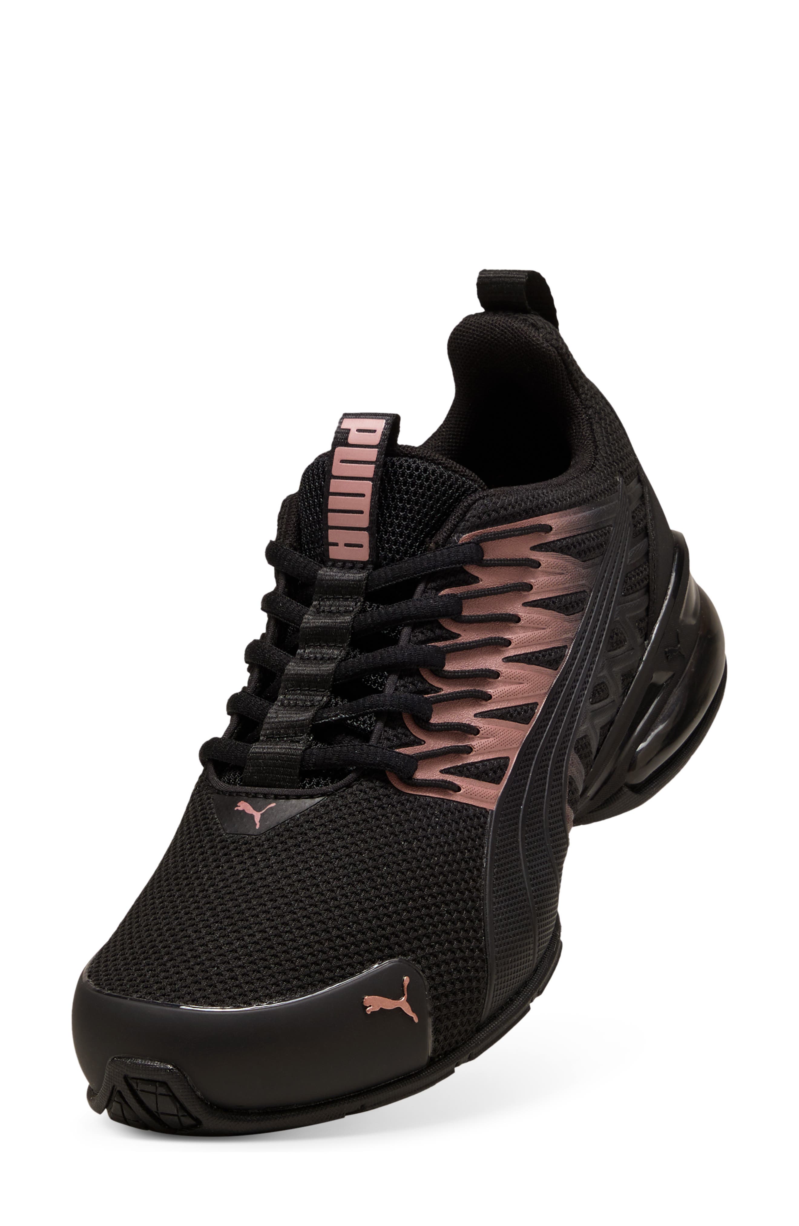 PUMA Voltaic Eco Sneaker, Alternate, color, Puma Black/ Rose Gold