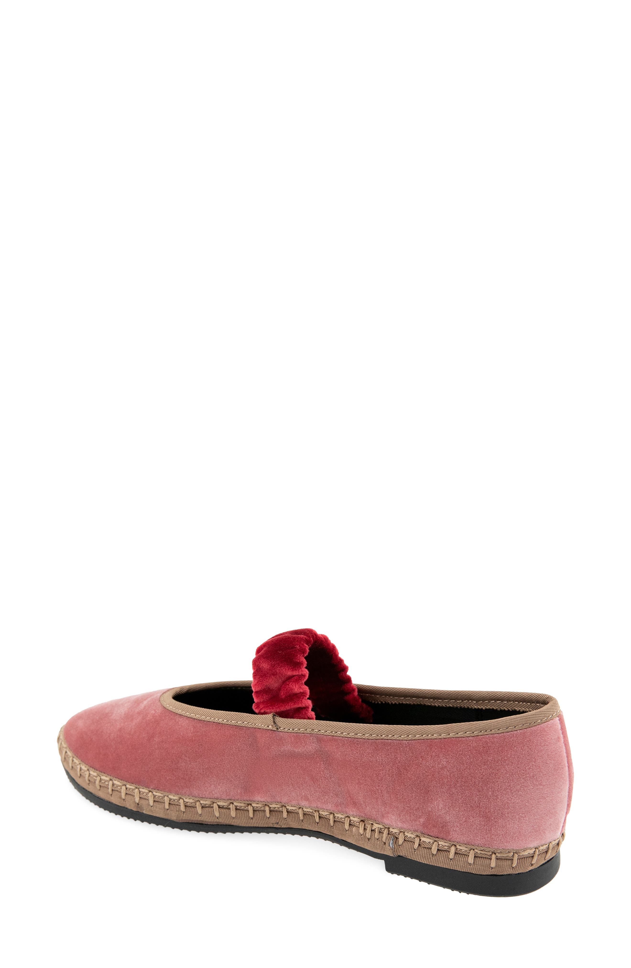 Fiona Mary Jane Flat, Alternate, color, ROSE