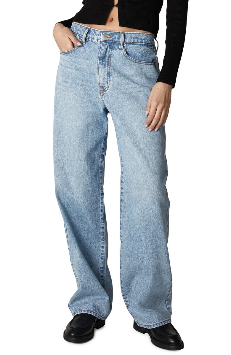 Unpublished Rumi High Waist Wide Leg Jeans, Main, color, 