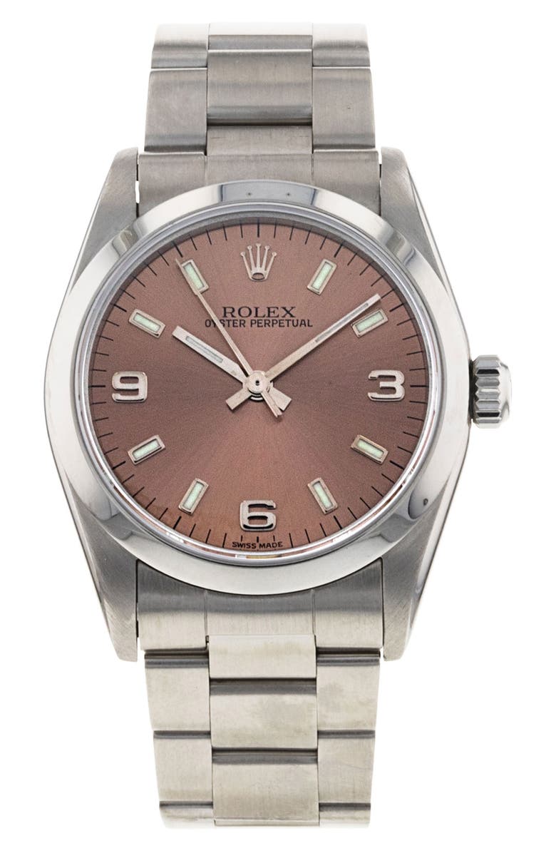 Watchfinder & Co. Rolex Preowned 1998 Oyster Perpetual Bracelet Watch, 31mm, Main, color, 