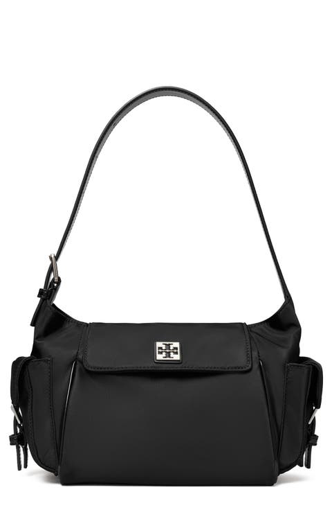 Virginia Pocket Nylon Shoulder Bag