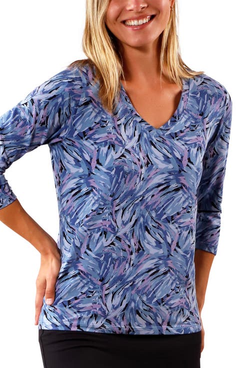 3/4 Sleeve V-Neck R&R Tee