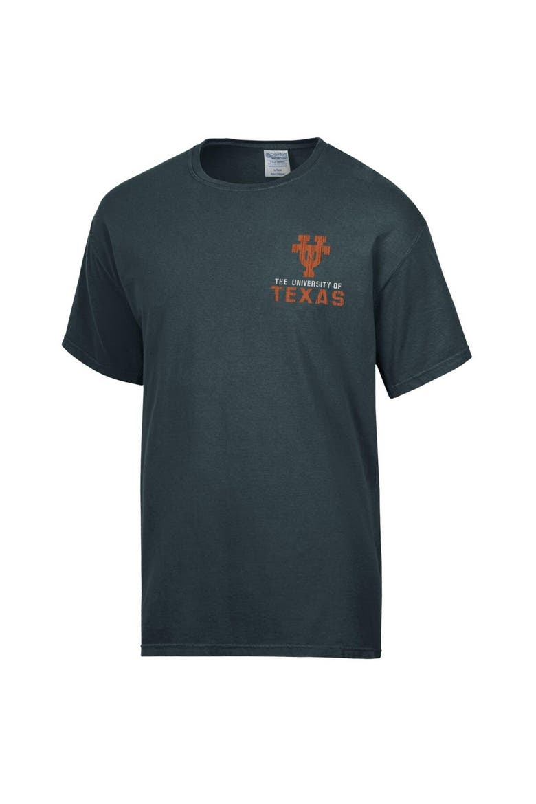 Men's Comfort Wash Charcoal Texas Longhorns Vintage Logo T-Shirt, Alternate, color, Charcoal