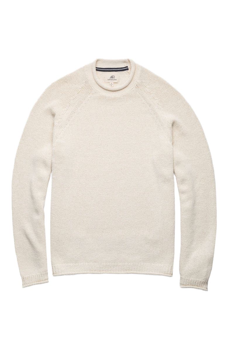 Surfside Supply Co. Stu Raglan Rollneck Sweater, Alternate, color, 