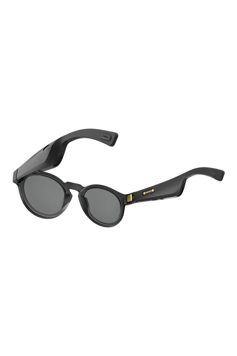 Frames Rondo 49.5mm Audio Sunglasses, Alternate, color, BLACK