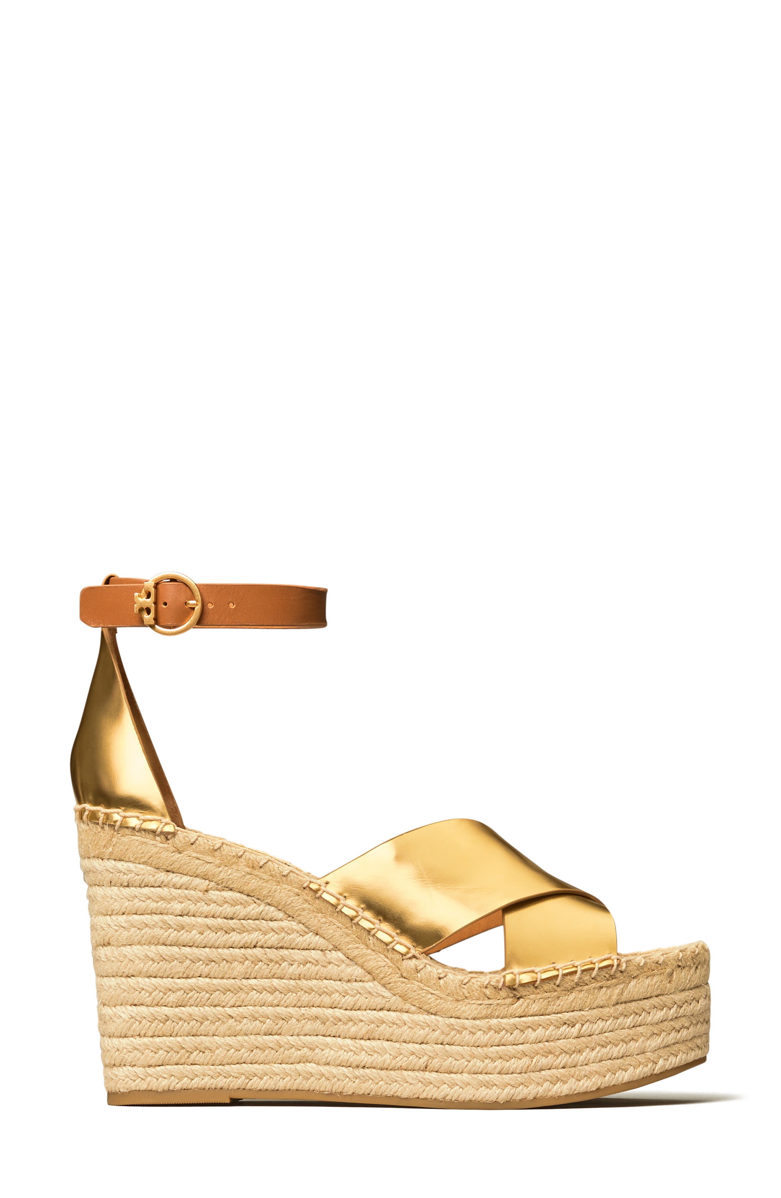 Selby Espadrille Wedge Sandal, Alternate, color, GOLD/ AMBRA