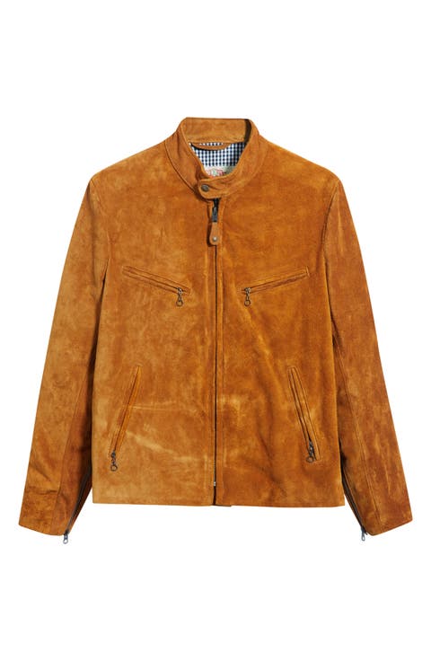 Cowhide Leather Racer Jacket