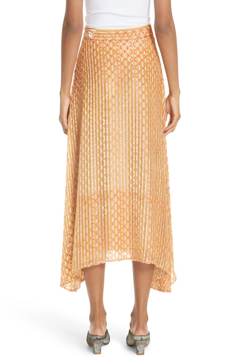 Gimlet Midi Skirt, Alternate, color, YELLOW