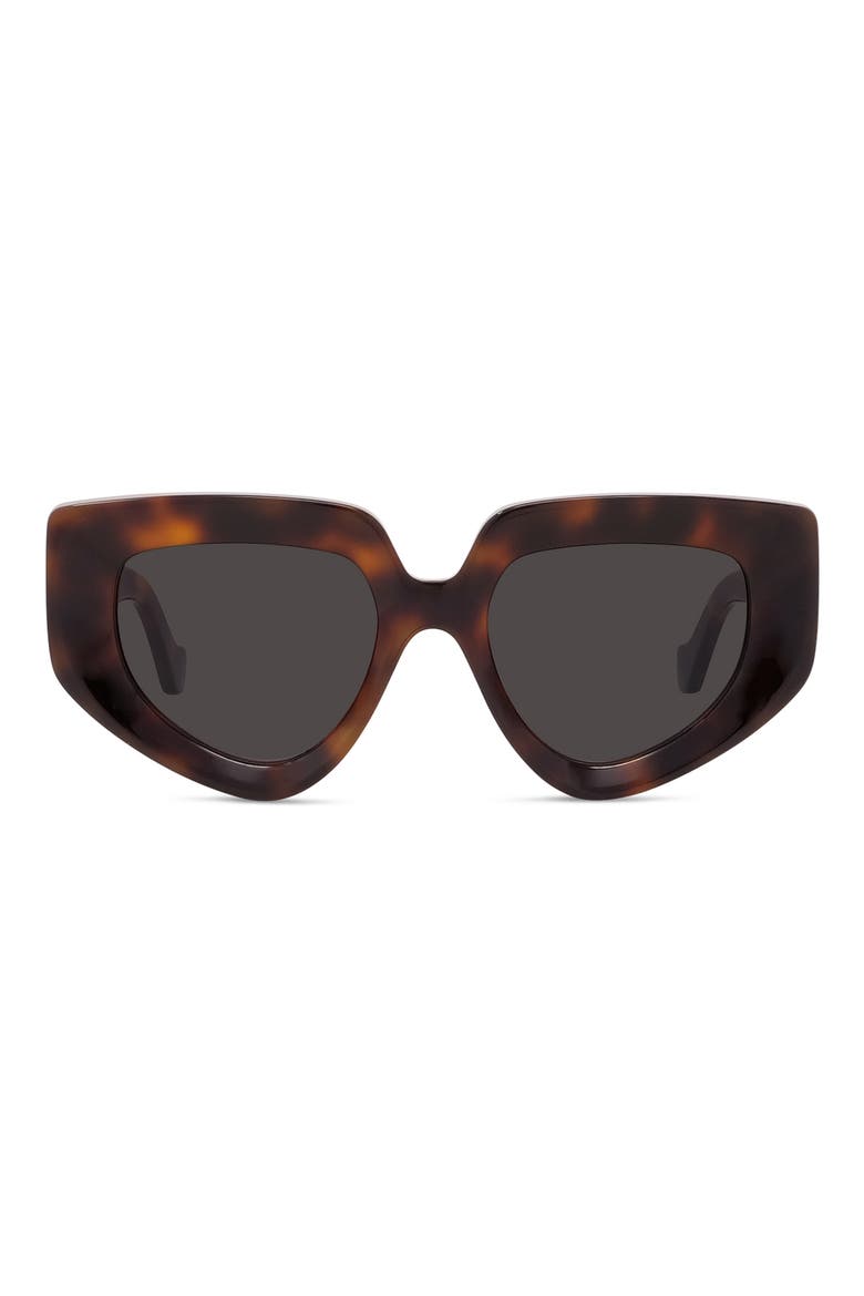Anagram 51mm Geometric Sunglasses, Main, color, DARK HAVANA / SMOKE