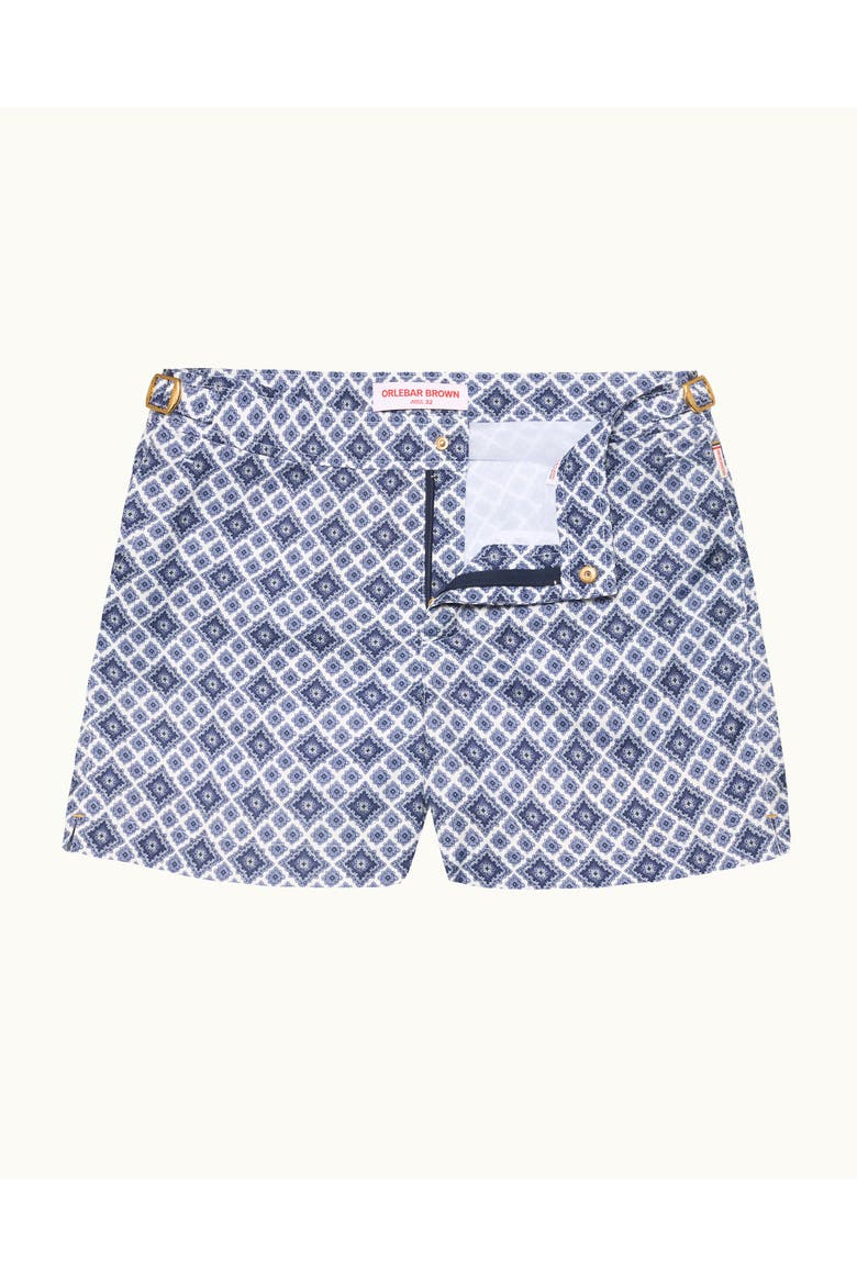Setter Recycled-Polyester Tailored-Fit Swim Shorts, Main, color, WHITE SAND