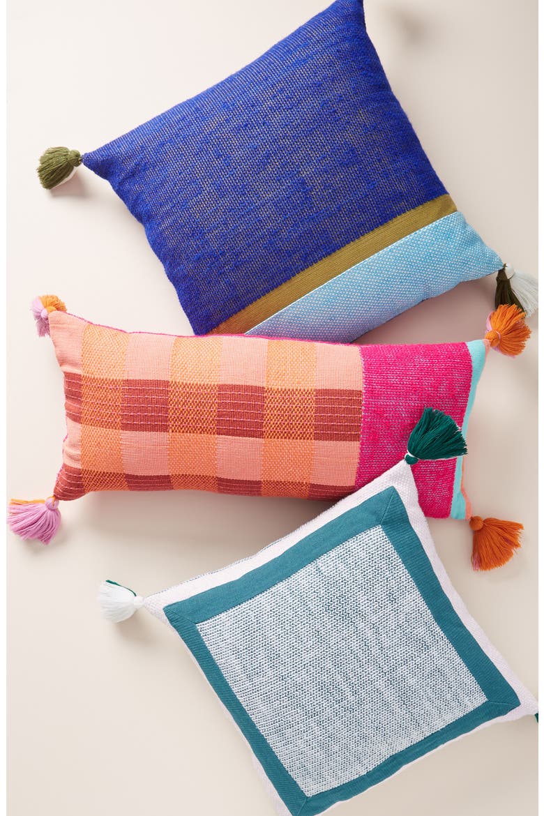 Anthropologie Pacey Tassel Accent Pillow, Alternate, color, LILAC