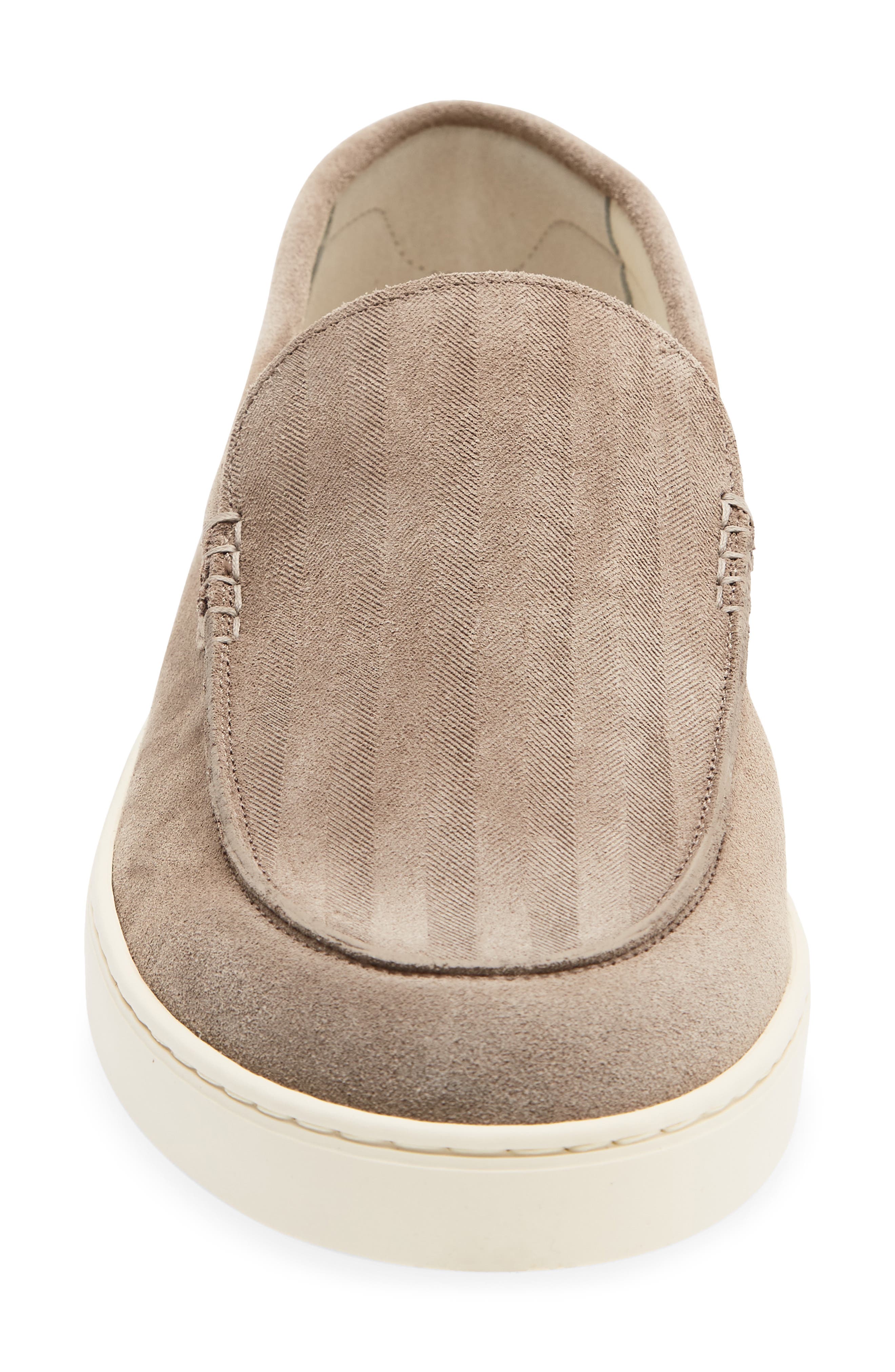 Chevron Slip On Leather Sneaker, Alternate, color, C4298 KOALA