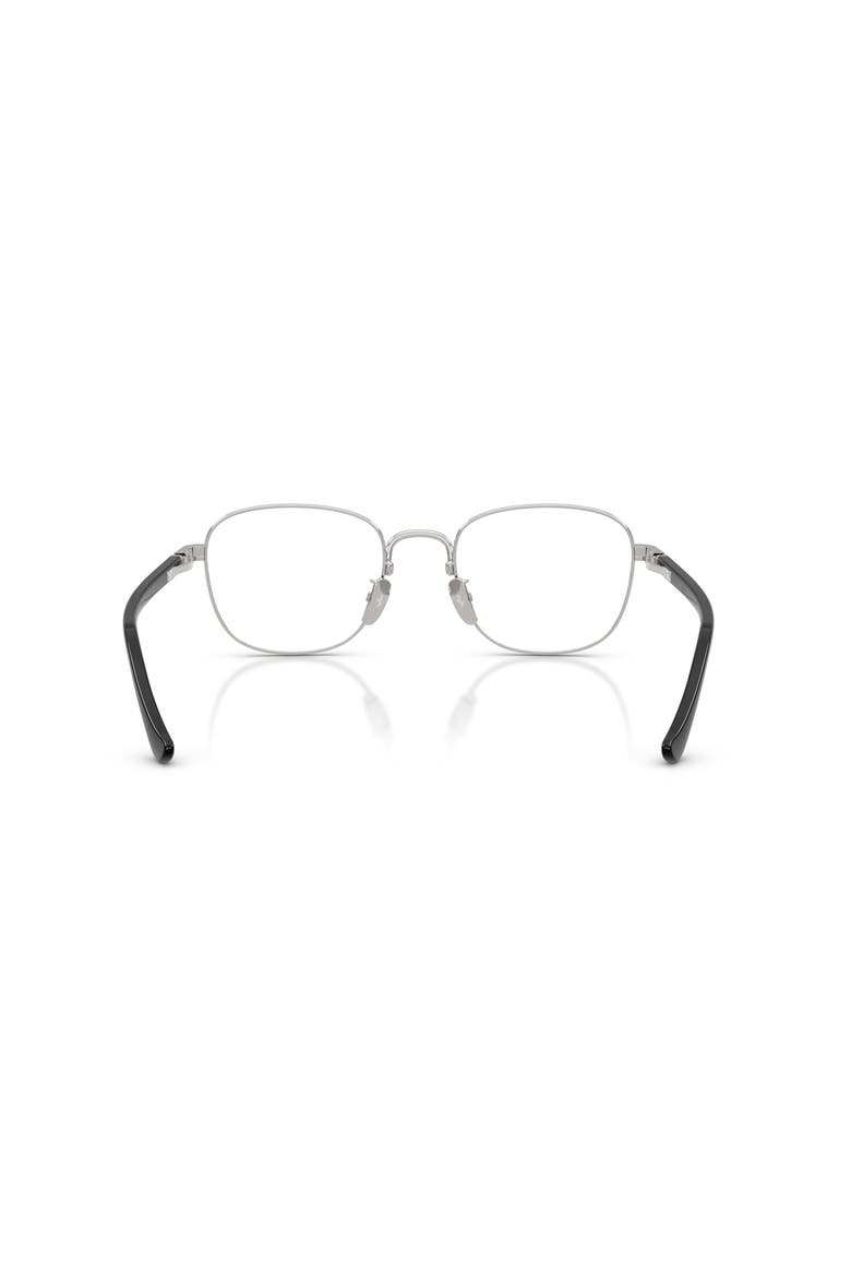 54mm Rectangle optical glasses, Alternate, color, Silver