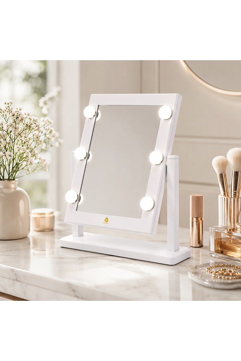 14-Inch LED Hollywood Makeup Mirror, Alternate, color, White