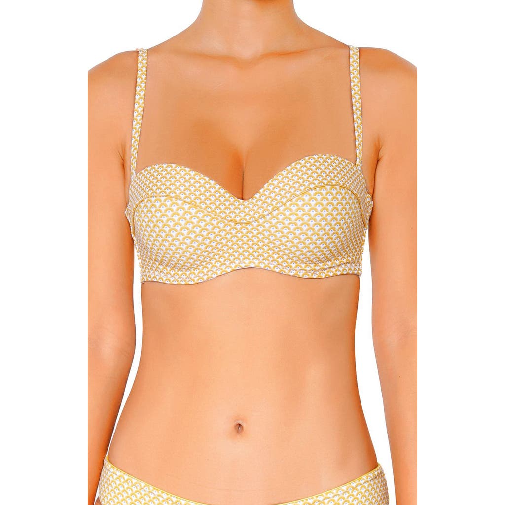 Huit Bandeau Underwire Bikini Top