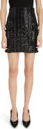 Balmain Sequin Tweed Miniskirt