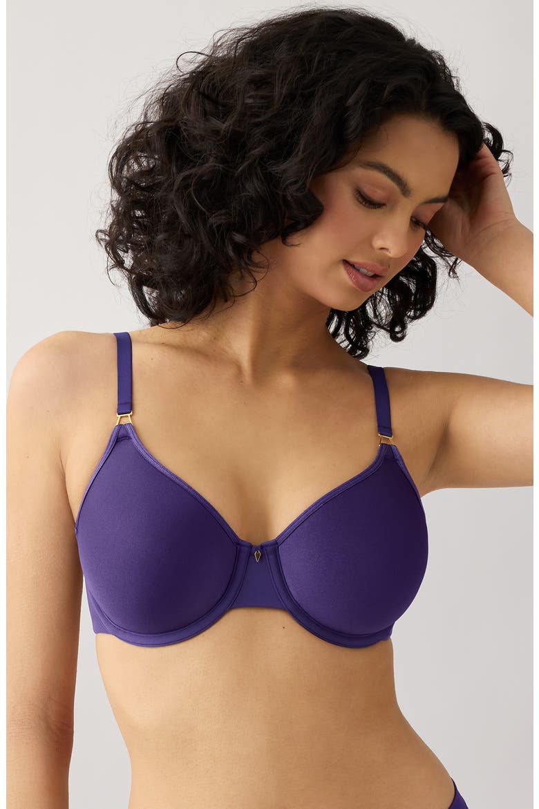 Simply Done Underwire Convertible T-Shirt Bra, Alternate, color, MULBERRY P