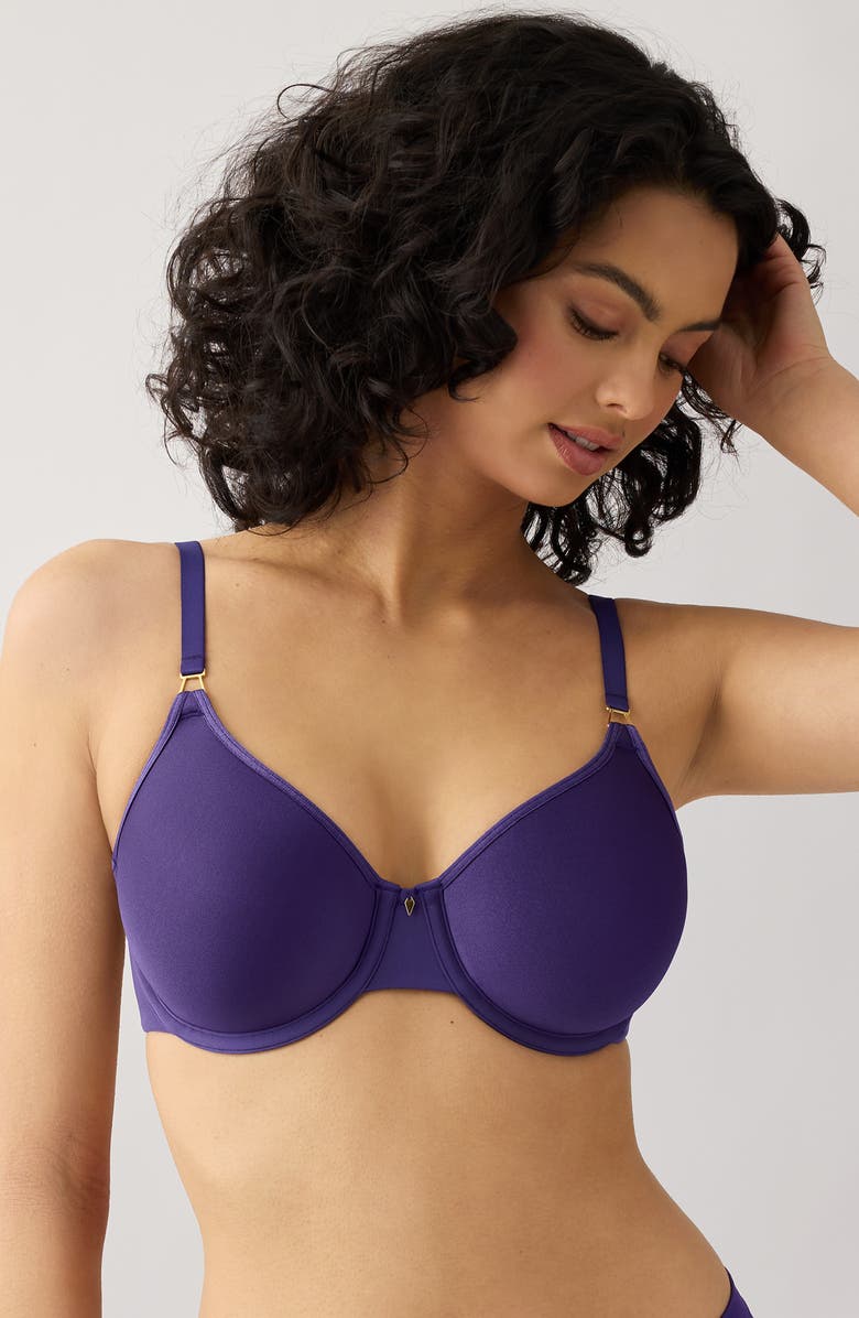 Wacoal Simply Done Underwire Convertible T-Shirt Bra, Alternate, color, Mulberry P