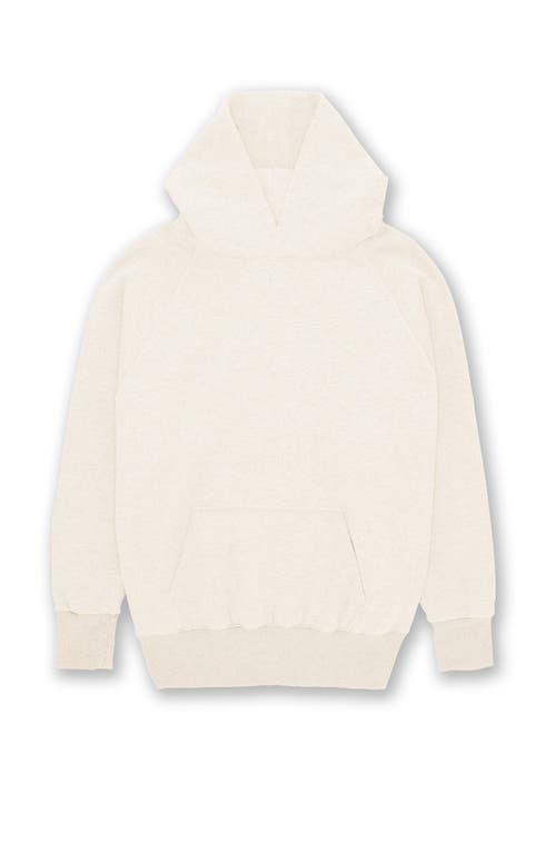 Fortela Vintagehood Fleece Jersey Hoodie In White