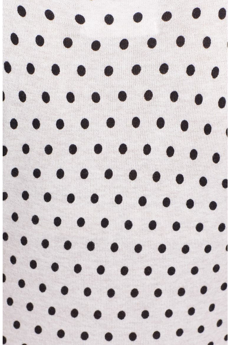 Dot Print Sweater Dress, Alternate, color, HEATHER BIRCH COMBO