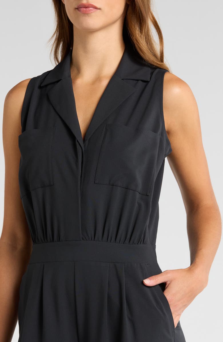 Rhone Mirage Sleeveless Jumpsuit, Alternate, color, Black