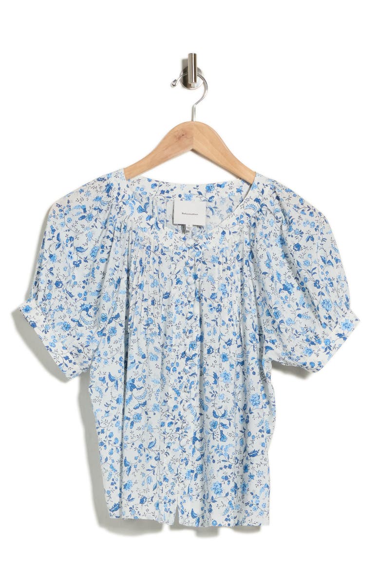 Calia Puff Sleeve Top, Alternate, color, NILE