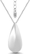 Christian Siriano New York Sculpted Teardrop Pendant Necklace