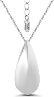 Christian Siriano New York Sculpted Teardrop Pendant Necklace