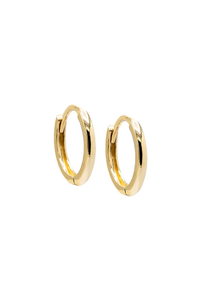 Solid Mini Rounded Cartilage Huggie Earring 14K, Main, color, 14K Gold
