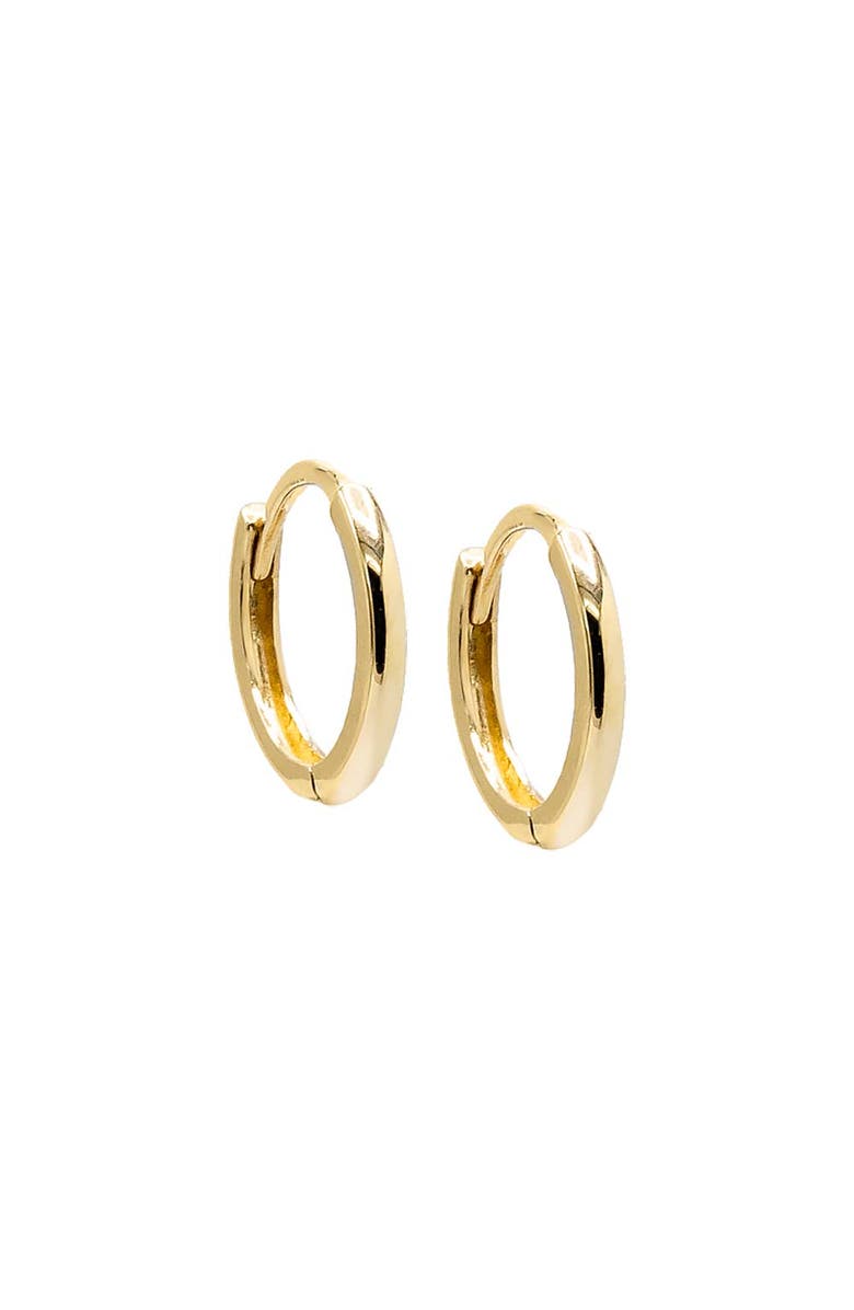 BY ADINA EDEN Solid Mini Rounded Cartilage Huggie Earring 14K, Main, color, 14K Gold