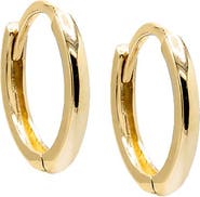 BY ADINA EDEN Solid Mini Rounded Cartilage Huggie Earring 14K
