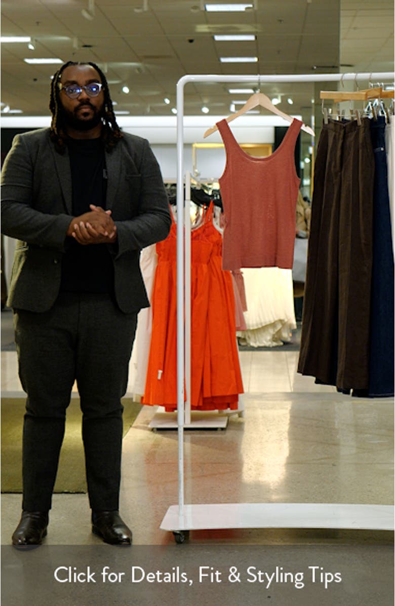 Scoop Neck Sweater Tank, sales video thumbnail