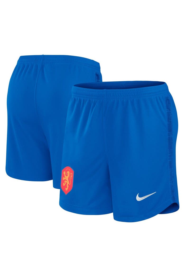 Women's Nike Blue Netherlands Women's National Team 2021 Stadium Home/Away Performance Shorts, Main, color, Blue