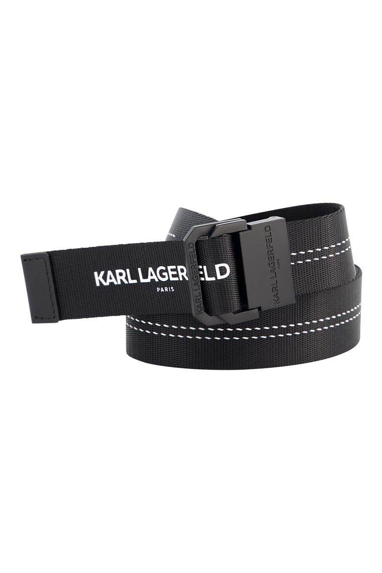 Stitch Logo Belt, Main, color, BLACK
