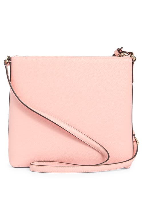 Kate Spade New York Jackson Top Zip Leather Crossbody Bag In Tea Rose