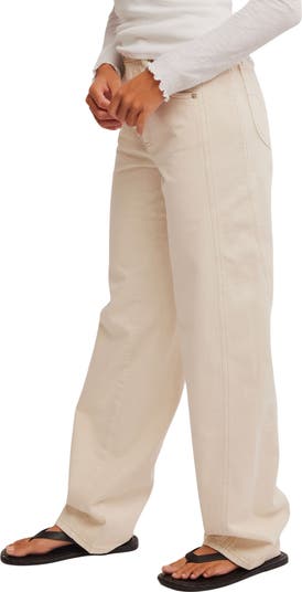 Aster Seamed Relaxed Straight Leg Jeans