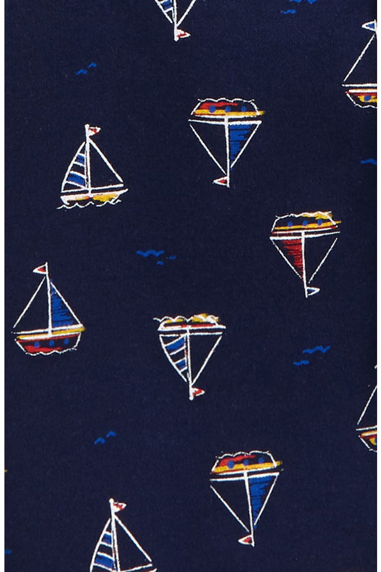 Sailboat 2-Pack Rompers, Alternate, color, BLUE