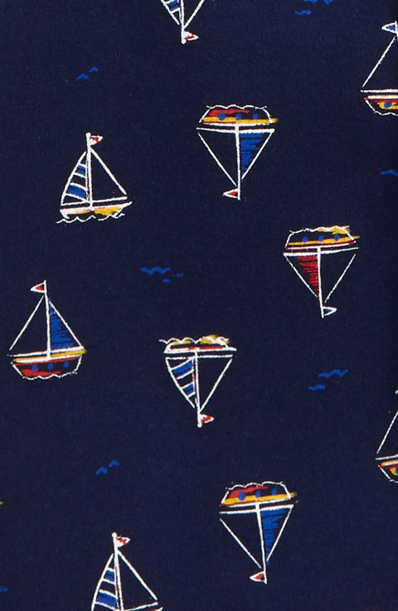 Little Me Sailboat 2-Pack Rompers, Alternate, color,