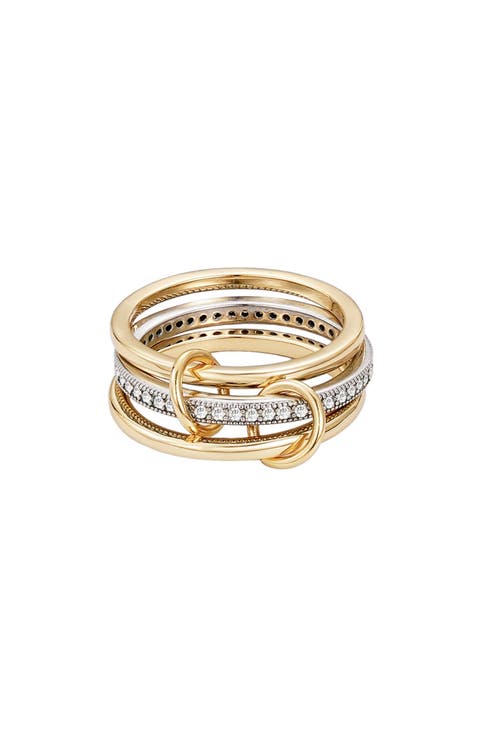 V-Neck Hardware One-Piece Swimsuit