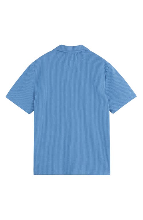 Scotch & Soda Johnny Collar Pocket Polo In Blue