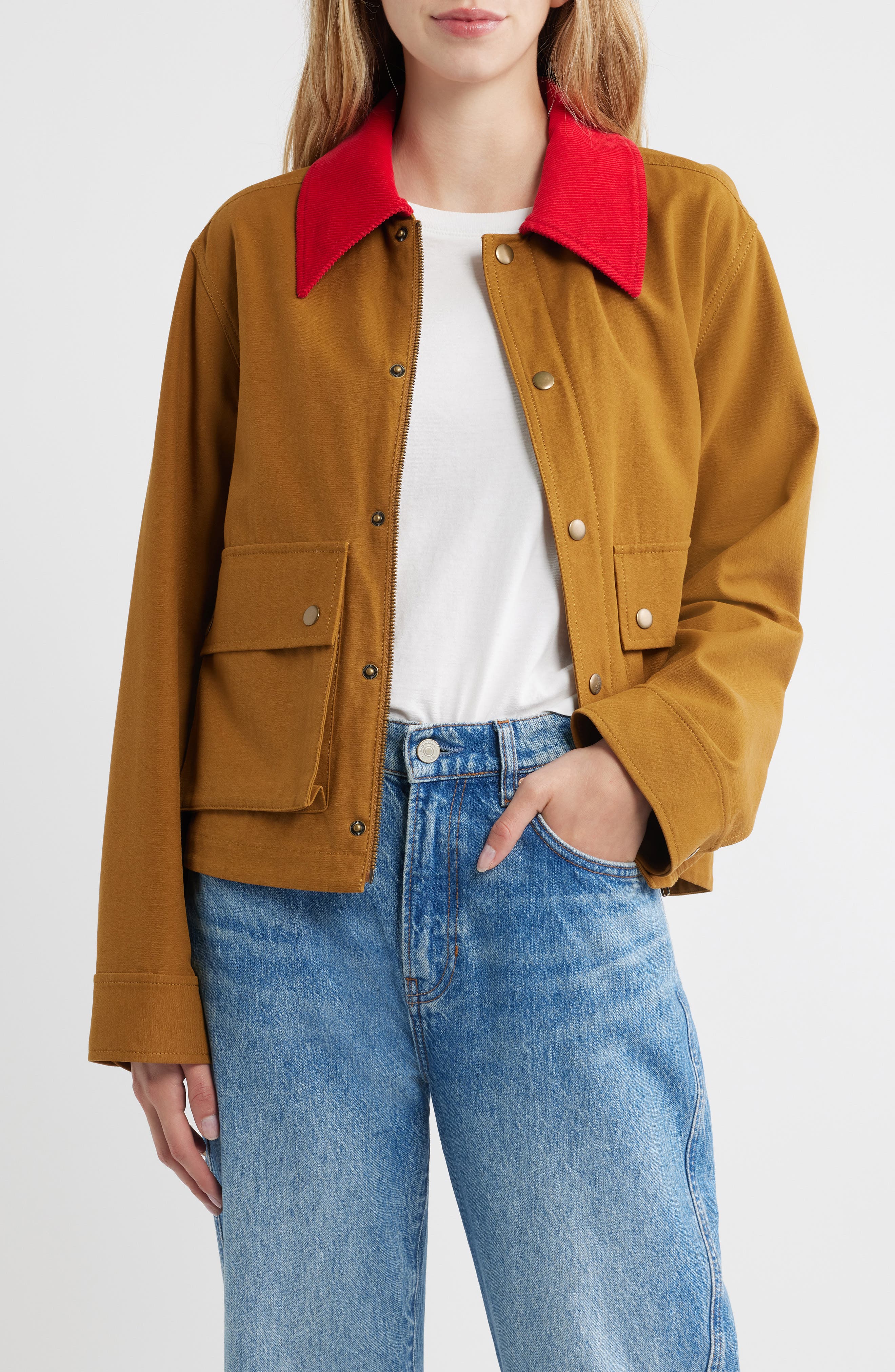 selected RUST WITH BRIGHT RED