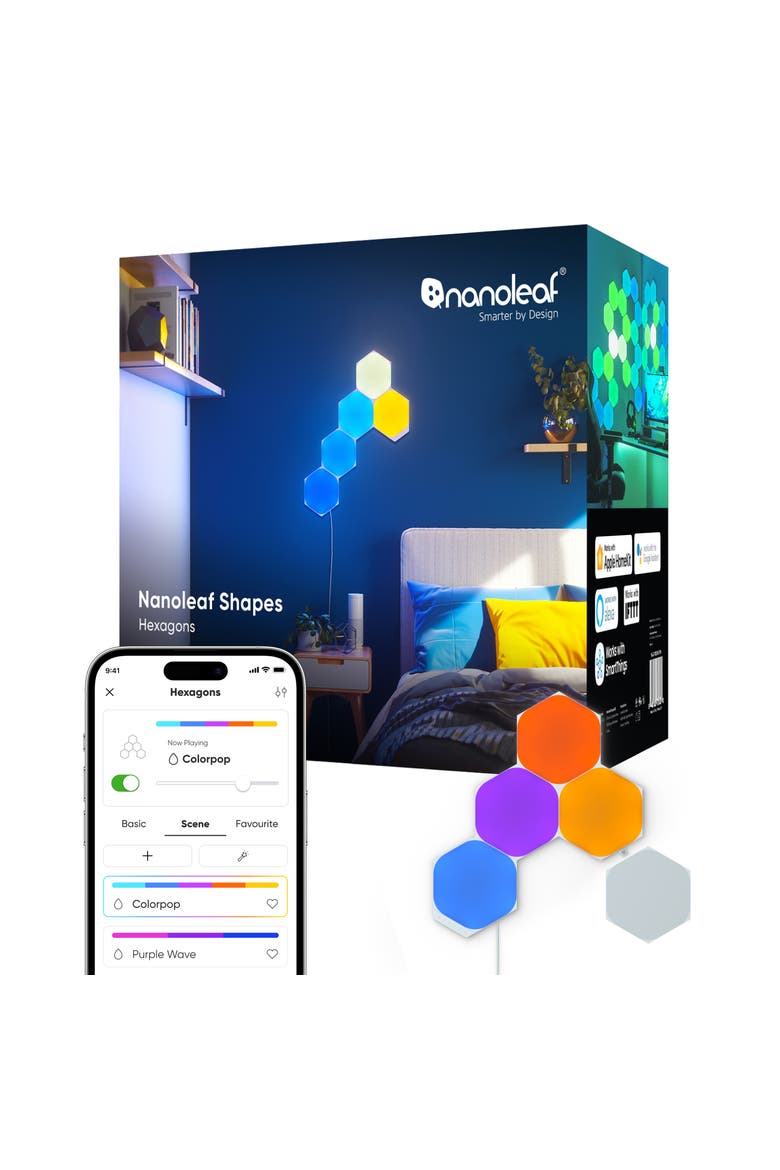 7-Piece Hexagon Shapes Smarter Kit, Main, color, MULTICOLOR
