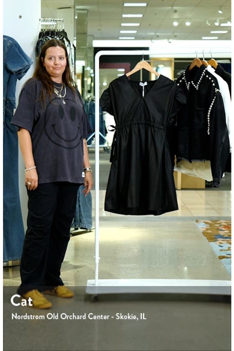 Fiona Ruffle Sleeve Cotton Minidress video
